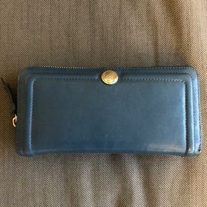 Coach Blue Wallet